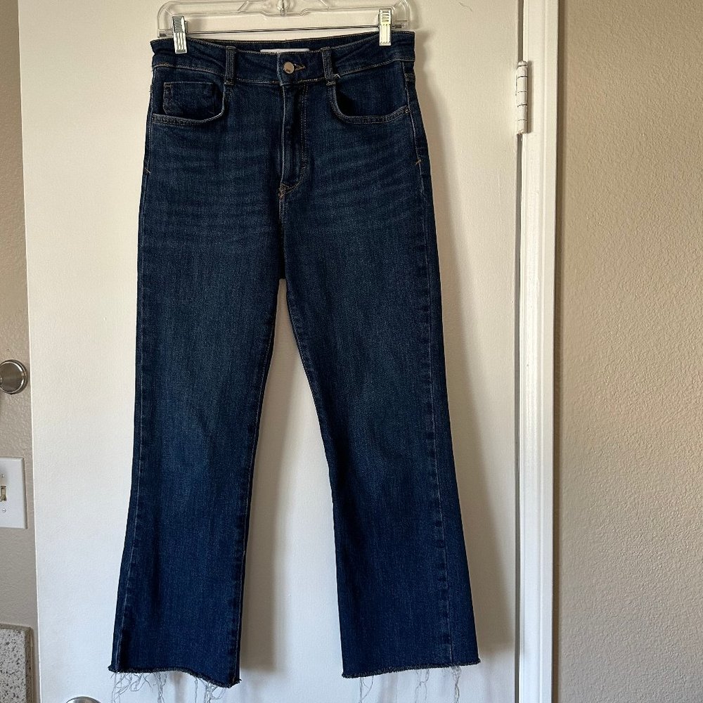 ZARA Flare Cropped Jean